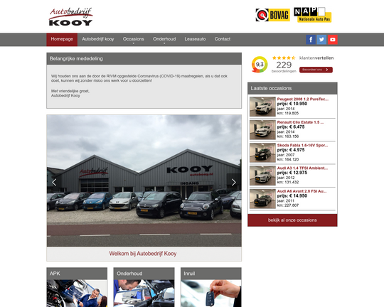Autobedrijf Kooy Logo