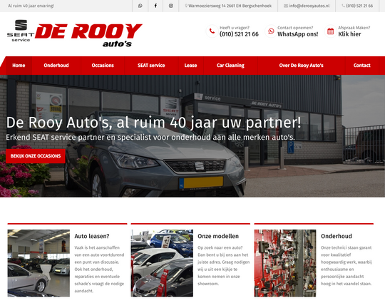 De Rooy autos Logo