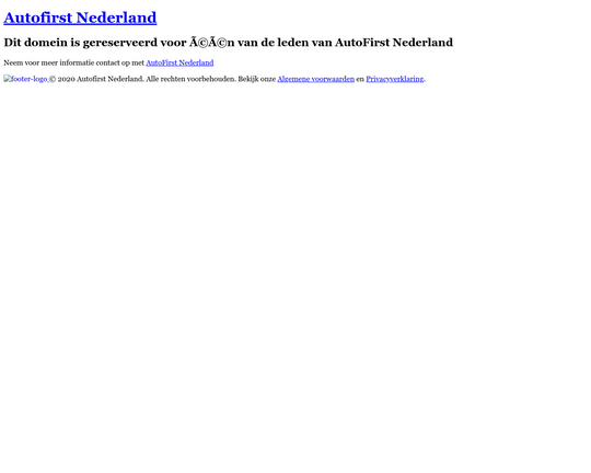 AutoFirst Mulder Steendam Logo