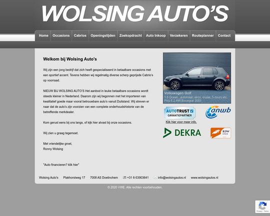 Wolsing Auto's Logo